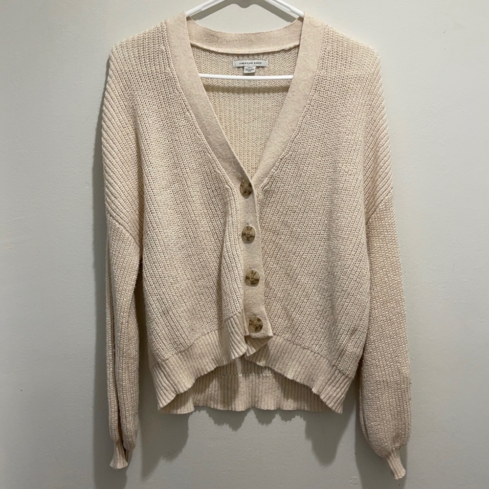 American Eagle Cream Sweater